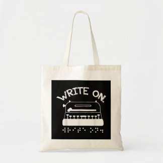 Write on Braille Visually Impaired Blindness Aware Tote Bag