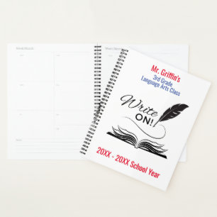 Write On! Personalised Hard Cover Planner