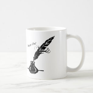 Write On! Quill Ink on a Coffee Cup