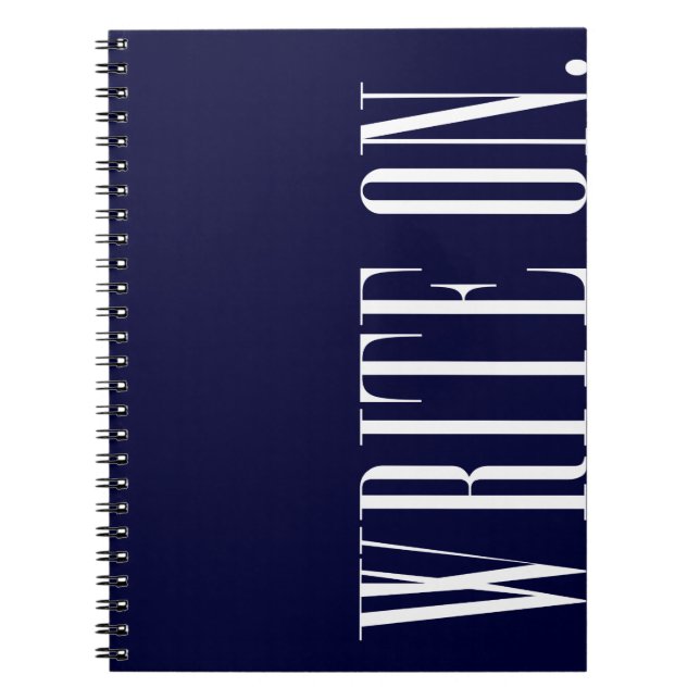 Write On (Ver 1) Spiral Notebook (Front)