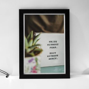 Write Without Fear - Edit Without Mercy Poster