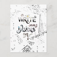 Write your Insides OUT! Motivational writers motto