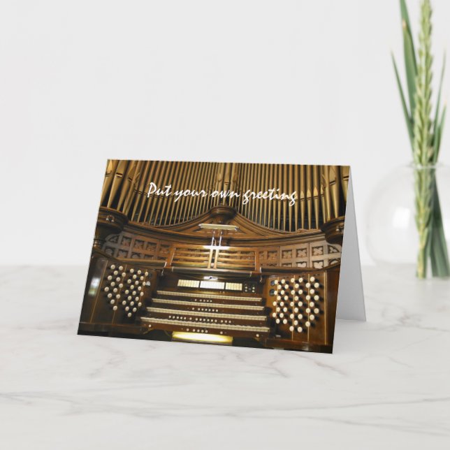 Write your own greeting card (Front)