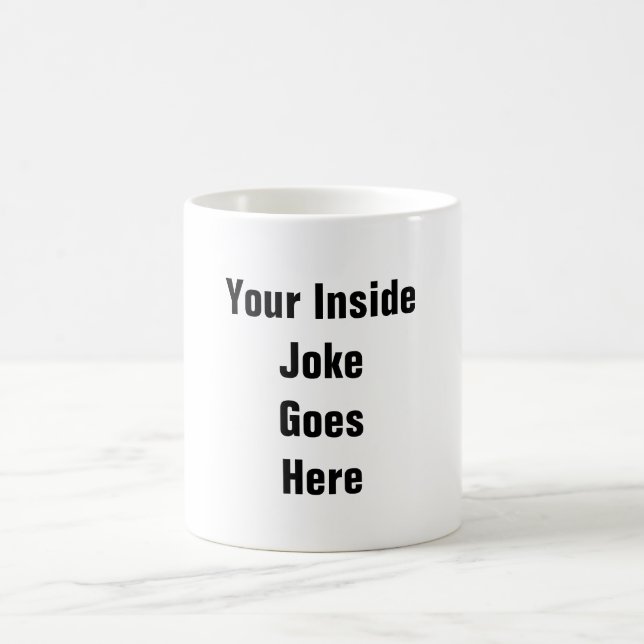 Write Your Own Joke Personalised Coffee Mug Gift (Center)
