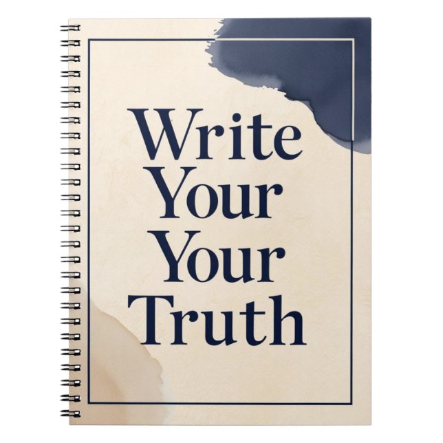 Write Your Truth option 1 Notebook (Front)