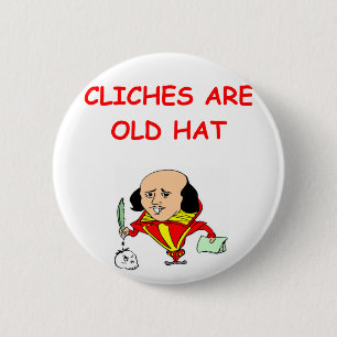 writer 6 cm round badge