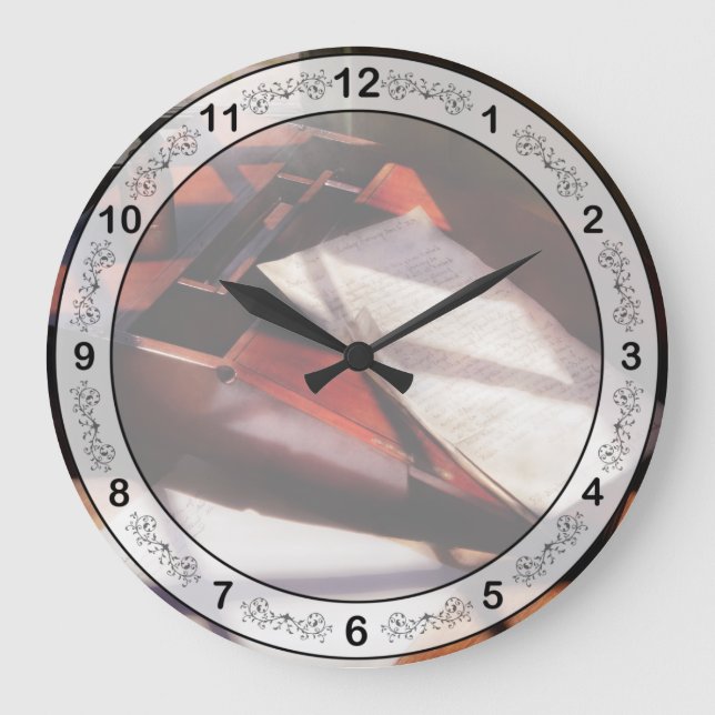 Writer - A letter to my Brother  Large Clock (Front)