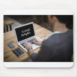 Writer at Work / Writish Delights (© Mira) Mouse Pad