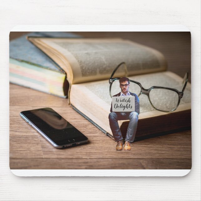 Writer at Work / Writish Delights (© Mira) Mouse Pad (Front)