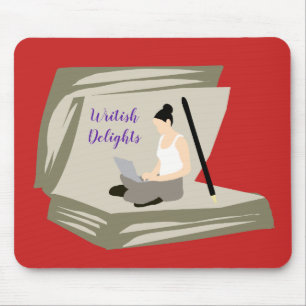 Writer at Work / Writish Delights (© Mira) Mouse Pad