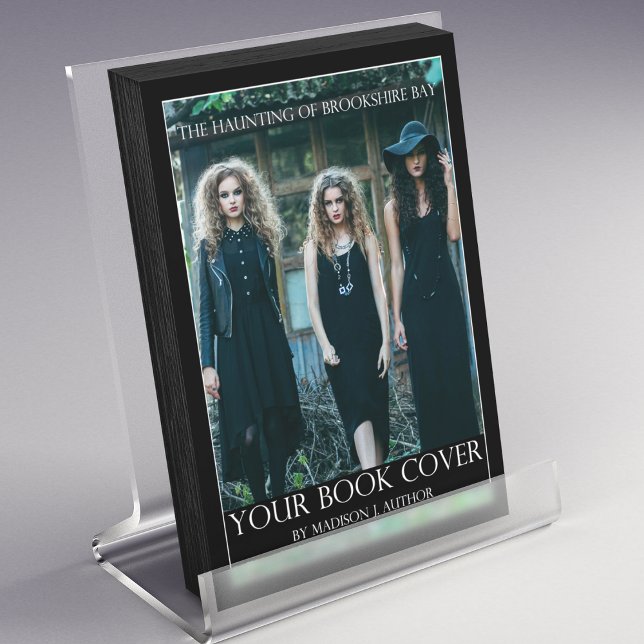 Writer Author Book Cover | Author Photo Back Large Flyer (Double sided flyer with your book cover on front and author info on back.)