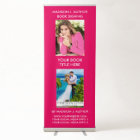 Writer Author Book Cover | Author Photo Hot Pink