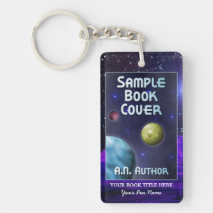 Writer Author Promotion Space Science-Fiction Key Ring
