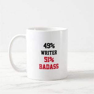 Writer Badass Coffee Mug