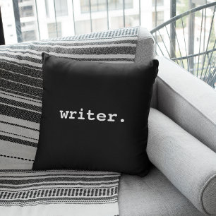 Writer Black Cushion