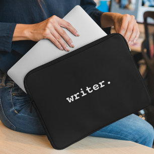 Writer Black or Choose Your Colour Laptop Sleeve