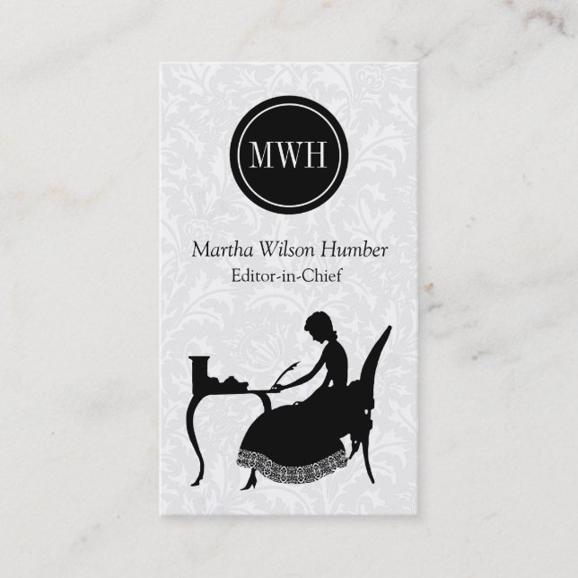 Writer Business Card (Front)