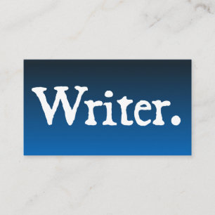 Writer Business Card