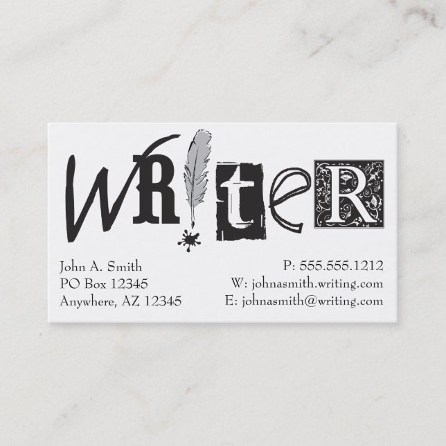 Writer Cards (Front)