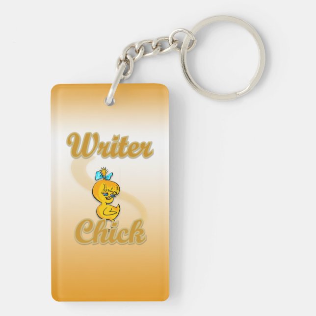 Writer Chick Key Ring (Back)