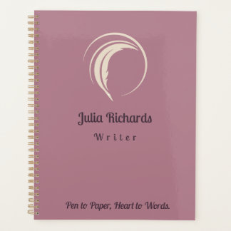 Writer Dusky Colour Planner