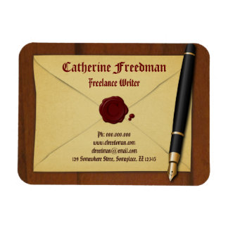 Writer Editor Author Small Flexi Magnets