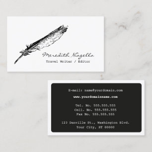 Writer / Editor / Authors Business Card