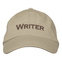 Writer Embroidered Baseball Cap / Baseball Hat