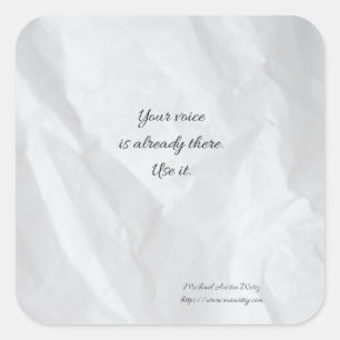 Writer Fortune Sticker – Encouragement for Writers