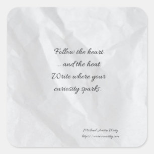 Writer Fortune Sticker – Encouragement for Writers