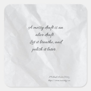 Writer Fortune Sticker – Encouragement for Writers