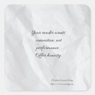 Writer Fortune Sticker – Encouragement for Writers