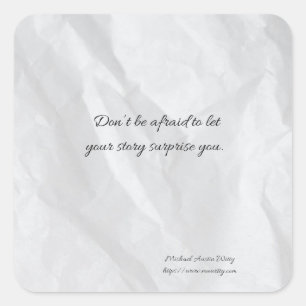 Writer Fortune Sticker – Encouragement for Writers