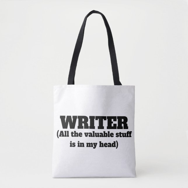 Writer Funny Tote Bag (Front)