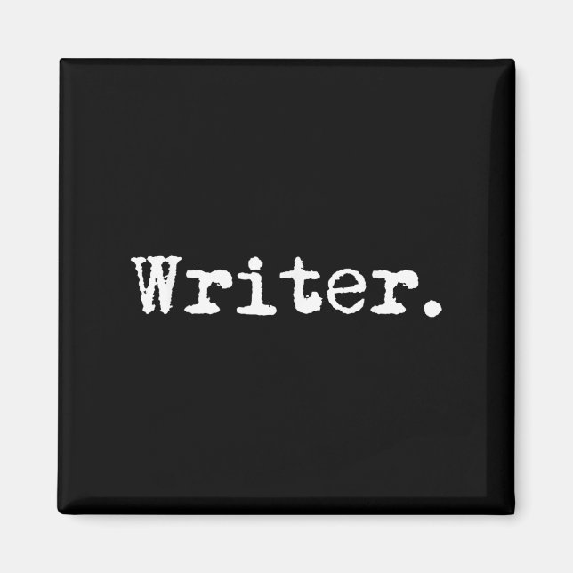 Writer Funny Writing Book Au Novelist Gift Christm Magnet (Front)
