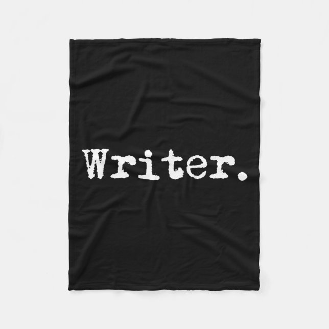 Writer Funny Writing Book Author Novelist Gift Chr Fleece Blanket (Front)