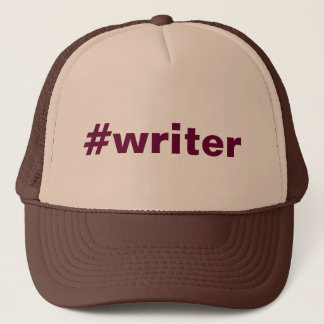 #writer (hat) trucker hat