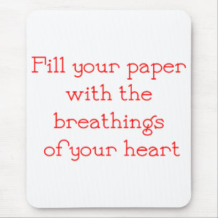 Writer Mouse Pad