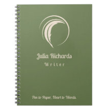 Writer personalised  notebook