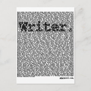 "Writer." Postcard