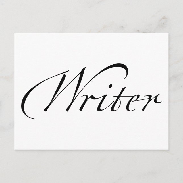 Writer Postcard (Front)