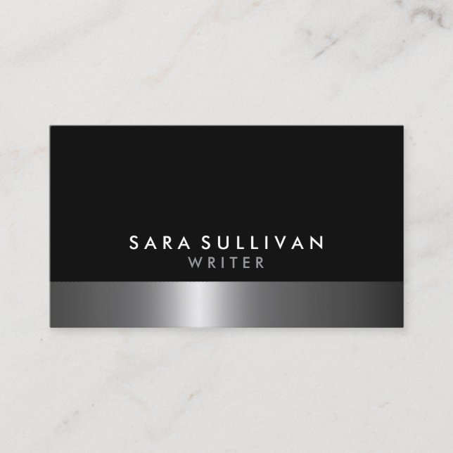 Writer Print Publishing Business Card (Front)