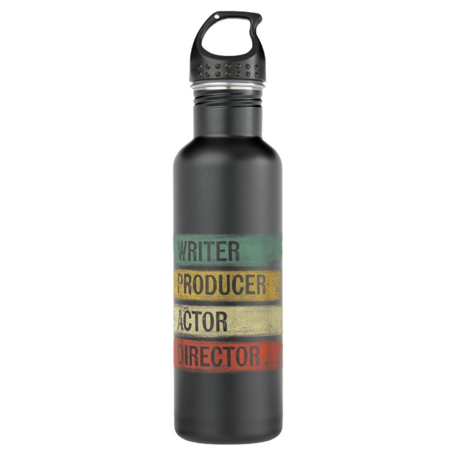 Writer Producer Actor Director Filmmaker Gifts Mov 710 Ml Water Bottle (Front)