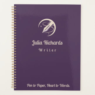 Writer Purple Macaroon Planner