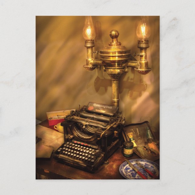 Writer - Remington Typewriter Postcard (Front)
