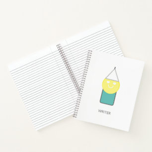 WRITER Spiral Notebook by Poet Adiela Akoo