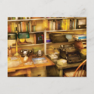 Writer - The desk of a writer Postcard
