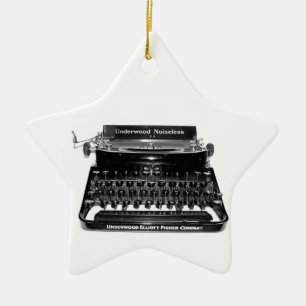 Writer Typewriter  Author Novelist writer ORNAMENT