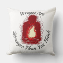 Writers Are Stranger Than You Think Pillow