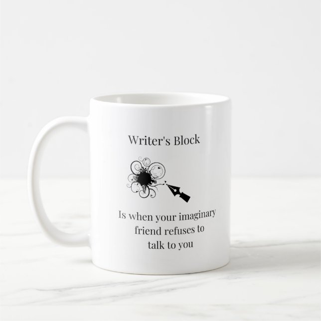 Writer's Block Mug NANOWRIMO (Left)
